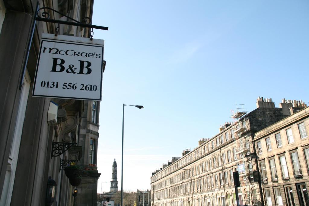 Mccrae'S Bed And Breakfast Edinburgh Exterior photo